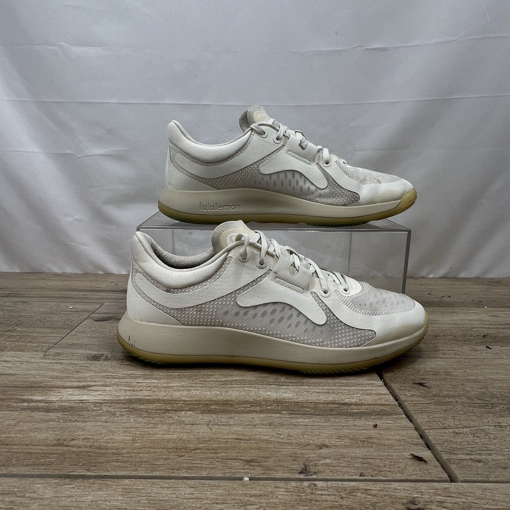 Lululemon Shoes Cream Strongfeel Train Sneakers Running Travel Sport Women's 10